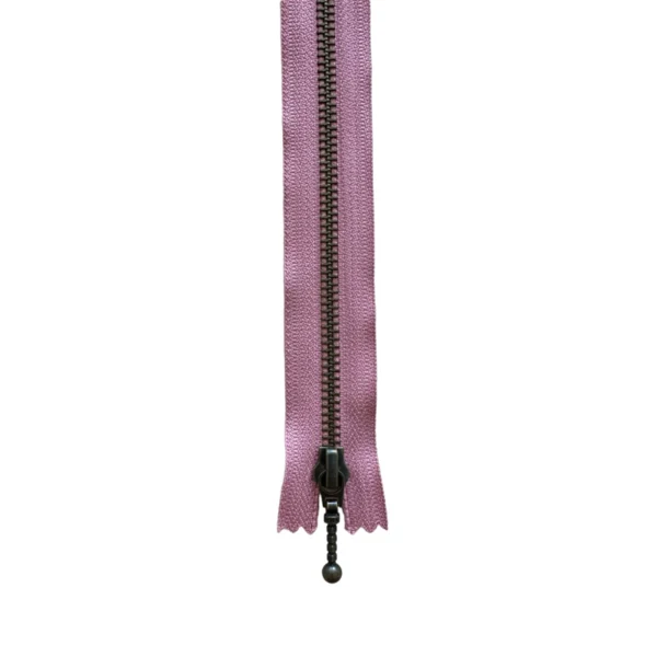 YKK Fast Lynlås Antik Messing 6 mm 20 cm